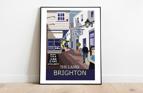 Brighton- The Lanes - 11X14inch Premium Art Print