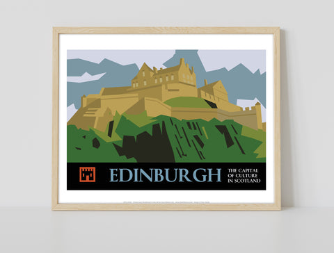 Edinburgh- Edinburgh Castle - 11X14inch Premium Art Print