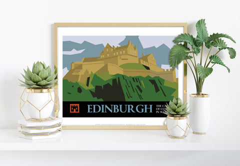 Edinburgh- Edinburgh Castle - 11X14inch Premium Art Print