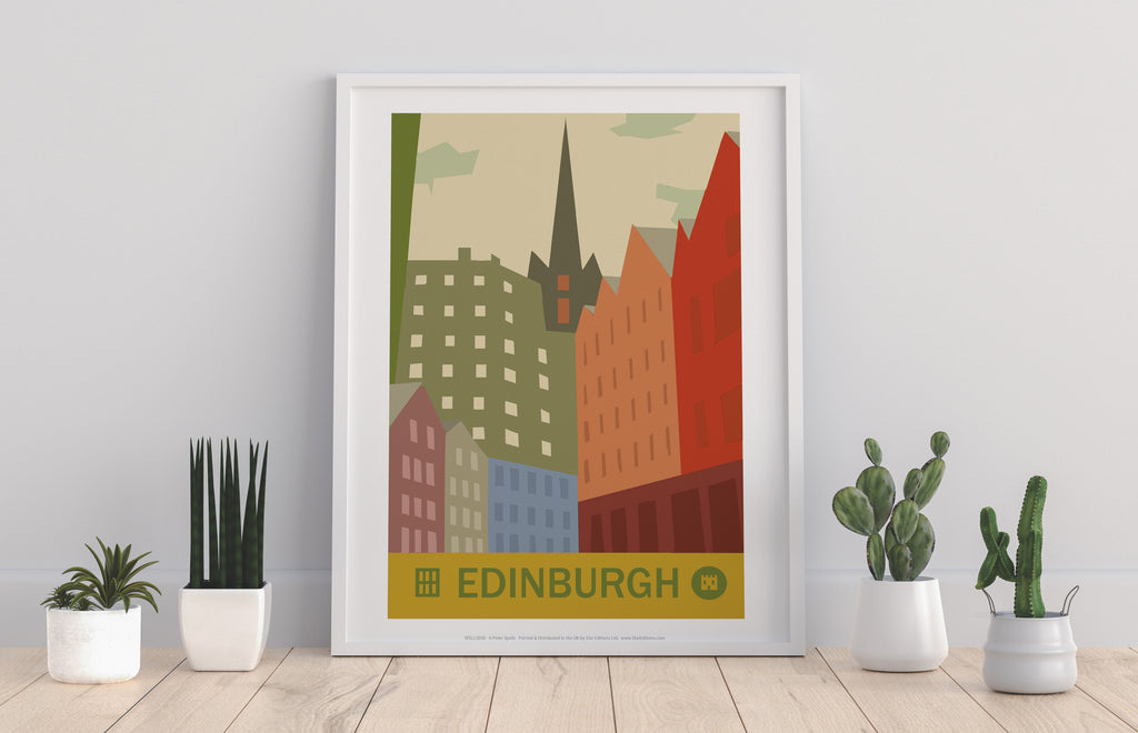 Edinburgh Poster - 11X14inch Premium Art Print