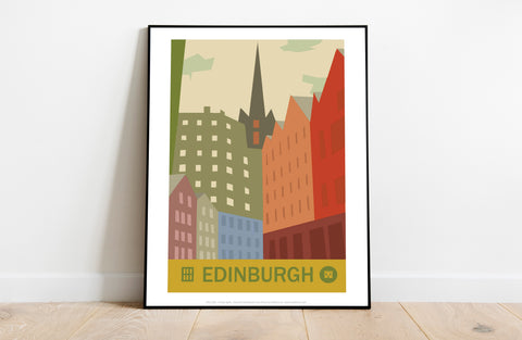 Edinburgh Poster - 11X14inch Premium Art Print