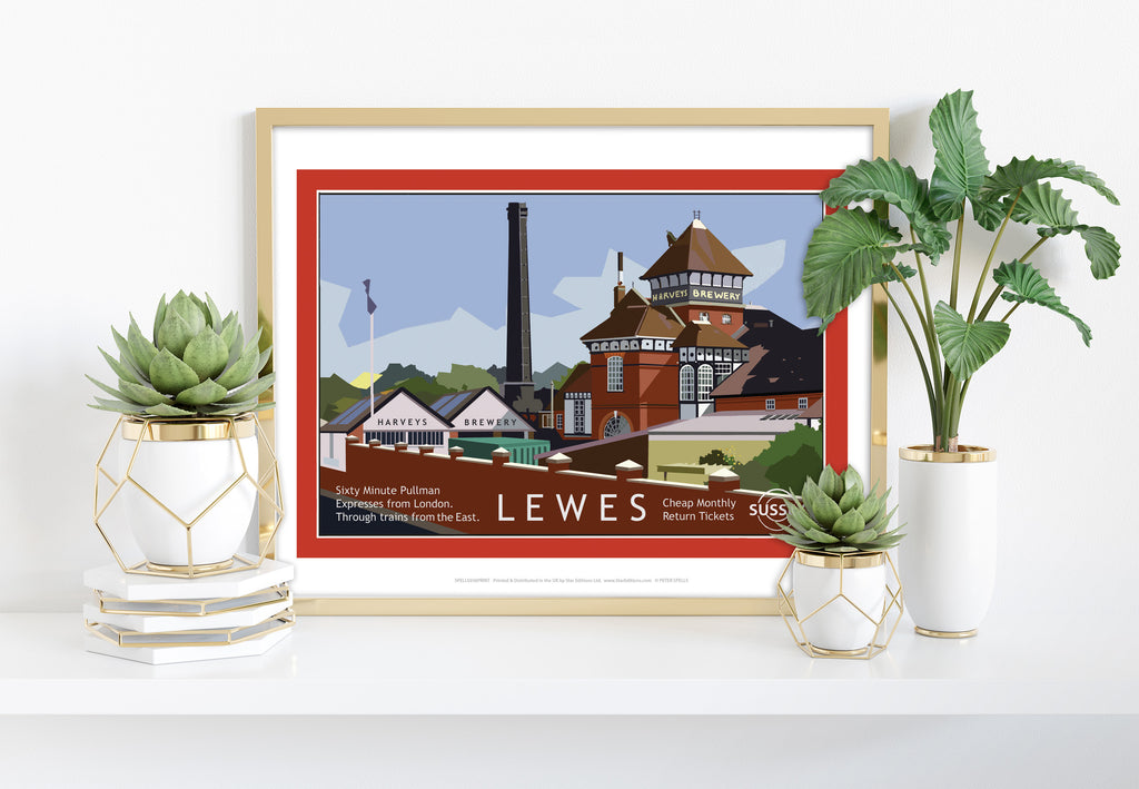 Harveys Brewery, Lewes - 11X14inch Premium Art Print