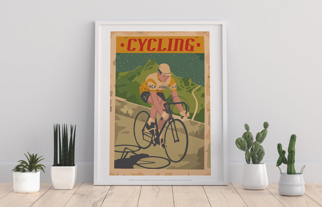 Cycling Poster 4 - 11X14inch Premium Art Print
