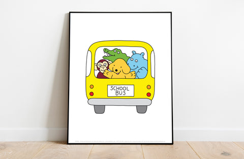 Spot The Dog On A Bus - 11X14inch Premium Art Print