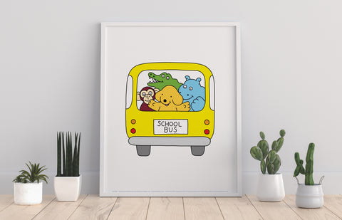 Spot The Dog On A Bus - 11X14inch Premium Art Print