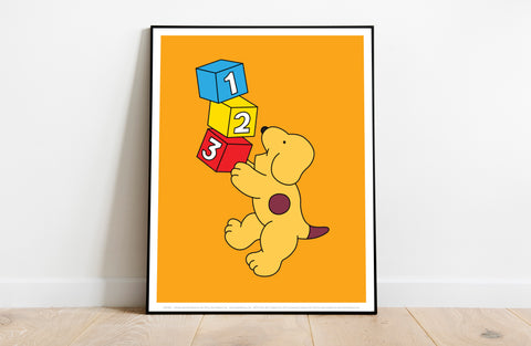 Spot The Dog Number Blocks - 11X14inch Premium Art Print