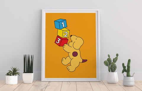 Spot The Dog Number Blocks - 11X14inch Premium Art Print