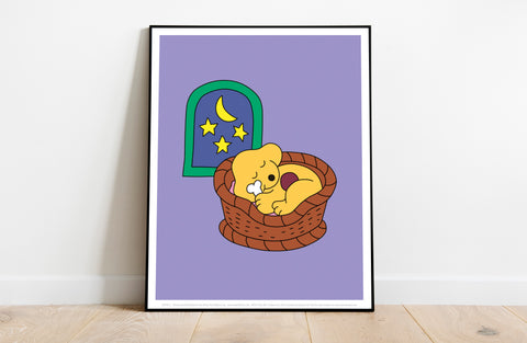 Spot The Dog Sleeping - 11X14inch Premium Art Print