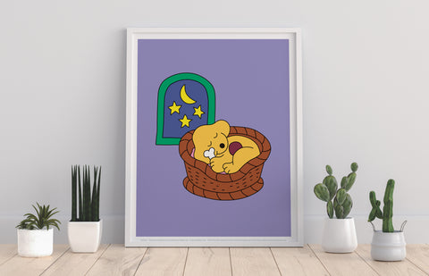 Spot The Dog Sleeping - 11X14inch Premium Art Print