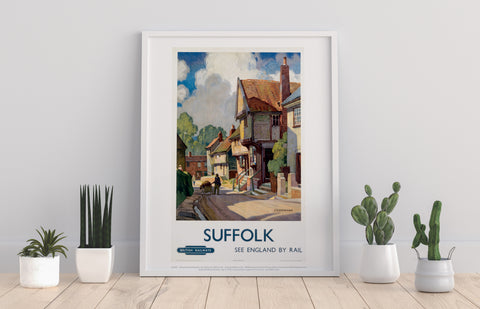 Coddenham Suffolk See England By Rail - Premium Art Print