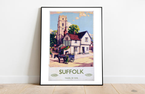 Suffolk Travel By Rail Lner - 11X14inch Premium Art Print