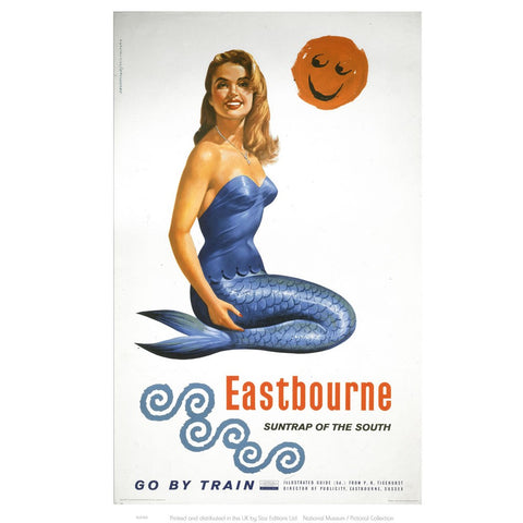 Eastbourne Suntrap of the South 24" x 32" Matte Mounted Print