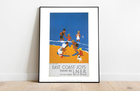 East Coast Joys No 3 Safe Sands - 11X14inch Premium Art Print