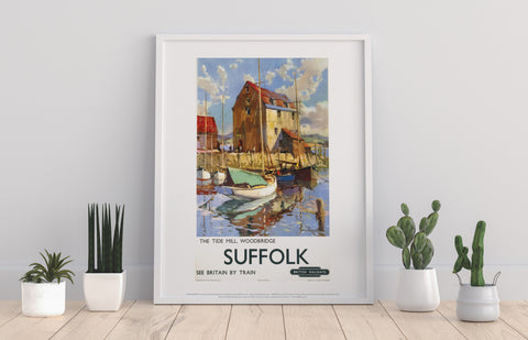 The Tide Mill, Woodbridge - Suffolk By Train Art Print