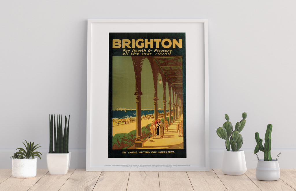 Brighton For Health And Pleasure - 11X14inch Premium Art Print