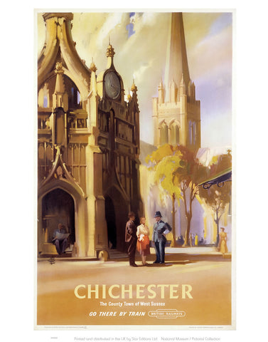 Chichester Cathedral West Sussex 24" x 32" Matte Mounted Print