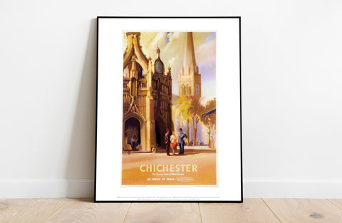 Chichester Cathedral West Sussex - 11X14inch Premium Art Print