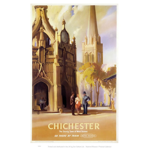 Chichester Cathedral West Sussex 24" x 32" Matte Mounted Print