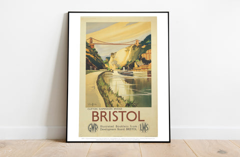 Bristol - Clifton Suspension Bridge Gwr Lms - Art Print