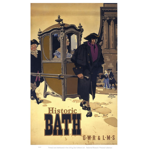 Historic Bath GWR LMS 24" x 32" Matte Mounted Print