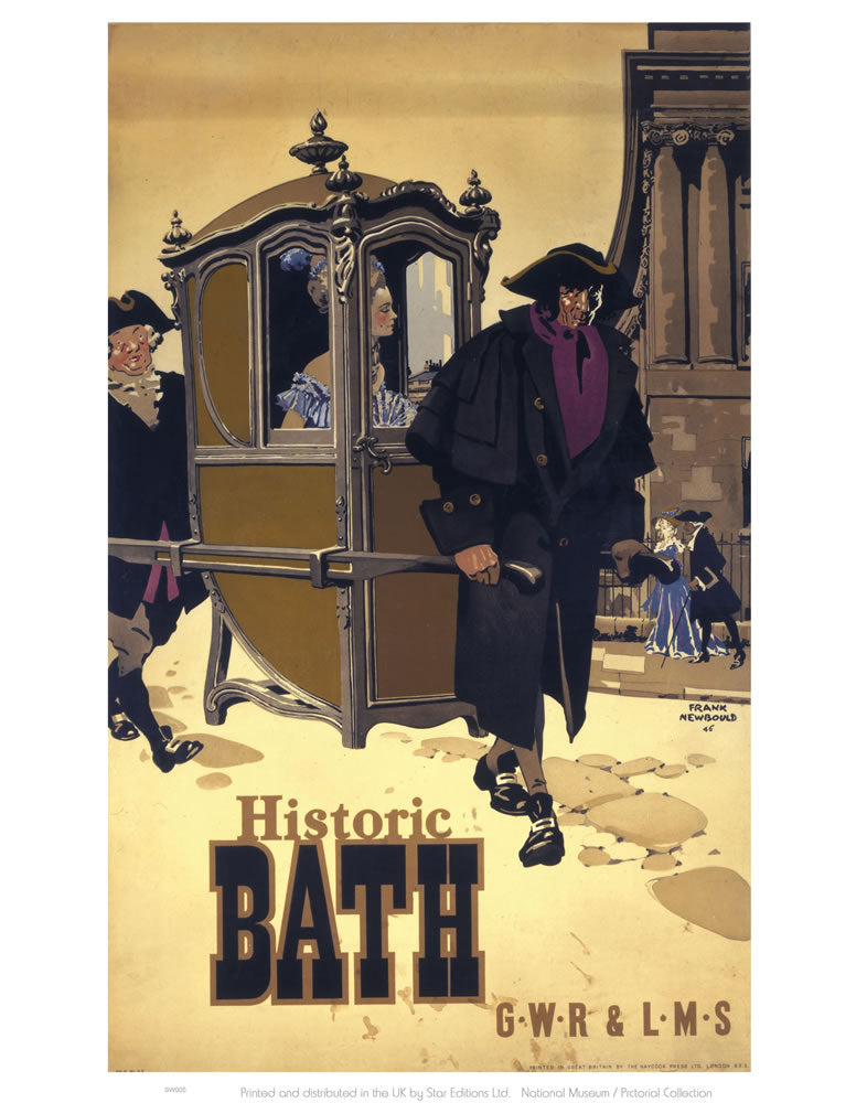 Historic Bath GWR LMS 24" x 32" Matte Mounted Print