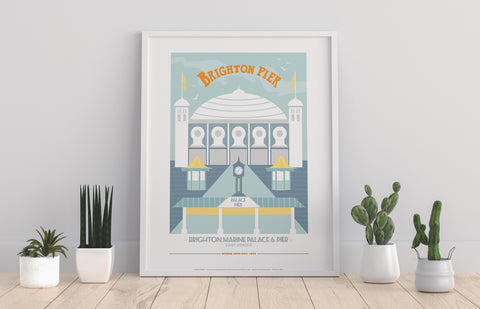 Brighton Pier By Artist Tabitha Mary - Premium Art Print