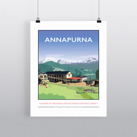 Annapurna, The Himalayas 11x14 Print