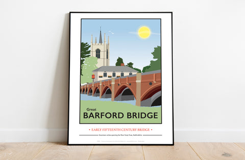 Barford Bridge By Artist Tabitha Mary - Premium Art Print