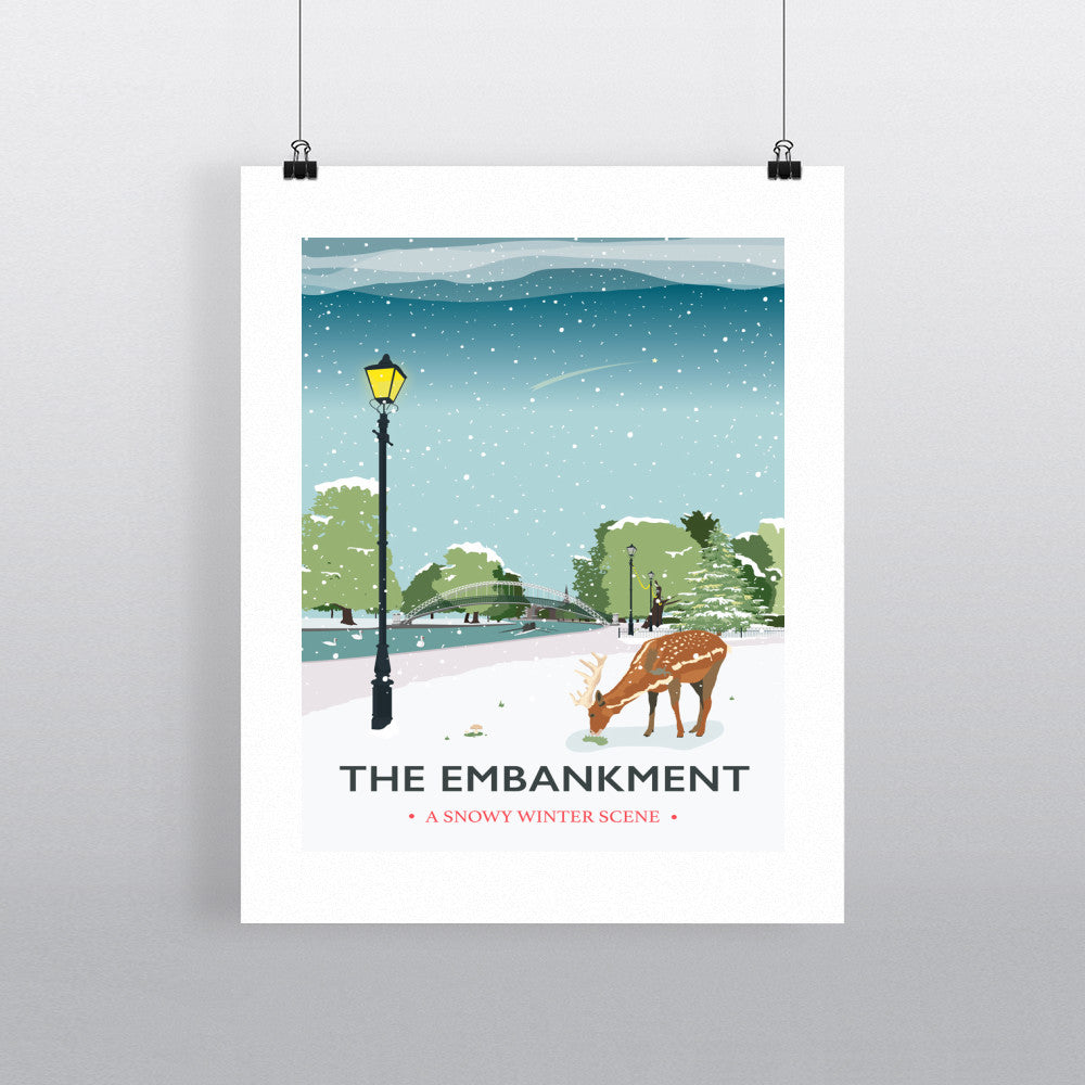 The Embankment, Bedford 11x14 Print