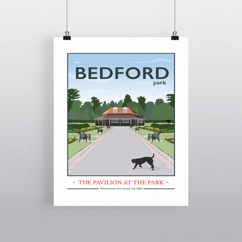 The Pavilion at the Park, Bedford Park, Bedford. 11x14 Print