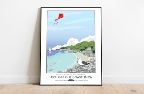 Explore Our Coastlines By Artist Tabitha Mary - Art Print