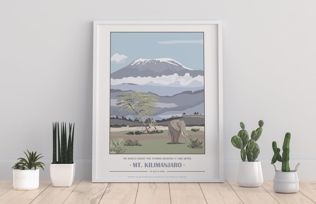 Kilimanjaro By Artist Tabitha Mary - Premium Art Print