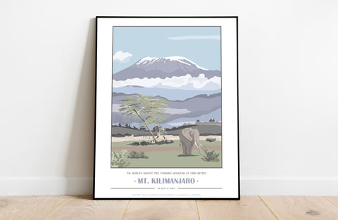 Kilimanjaro By Artist Tabitha Mary - Premium Art Print