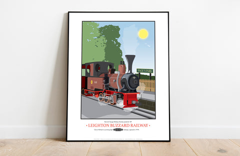 Leighton Buzzard Railway By Artist Tabitha Mary Art Print