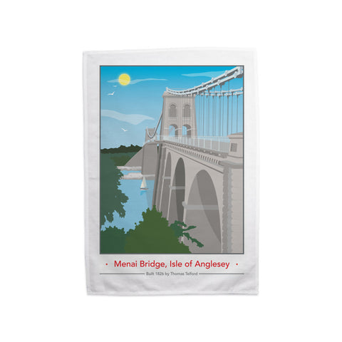 The Menai Bridge, Isle of Anglesey 11x14 Print