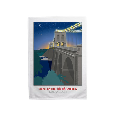 The Menai Bridge, Isle of Anglesey 11x14 Print
