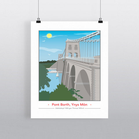Pont Borth, Ynys Mon 11x14 Print