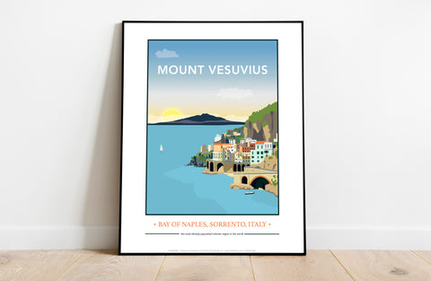 Mount Vesuvius, Naples By Artist Tabitha Mary - Art Print
