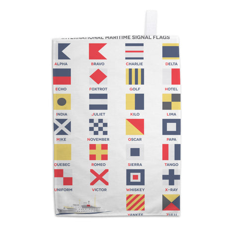 The International Maritime Signal Flags, 11x14 Print