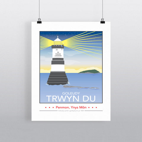 Goleudy Trwyn Du, Isle of Anglesey 11x14 Print