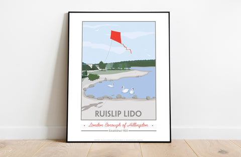 Ruislip Lido By Artist Tabitha Mary - Premium Art Print