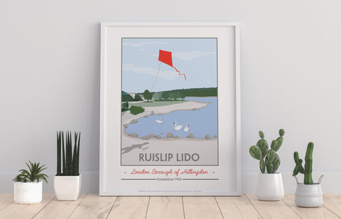 Ruislip Lido By Artist Tabitha Mary - Premium Art Print