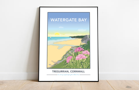 Watergate Bay, Cornwall By Artist Tabitha Mary - Art Print