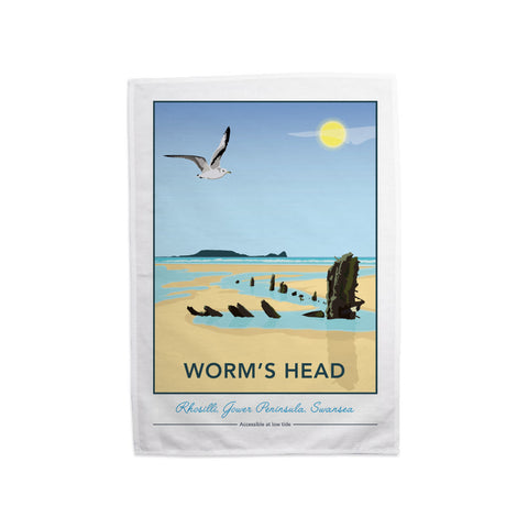 Worm's Head, Rhosilli, Gower Peninsula, Swansea 11x14 Print