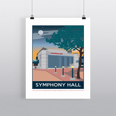 The Symphony Hall, Birmingham 11x14 Print