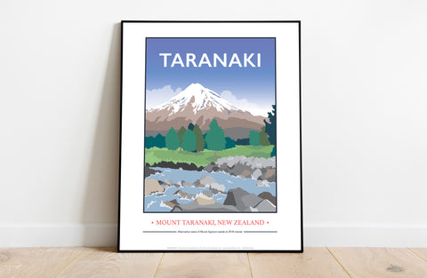 Taranaki Mountains By Artist Tabitha Mary - Art Print