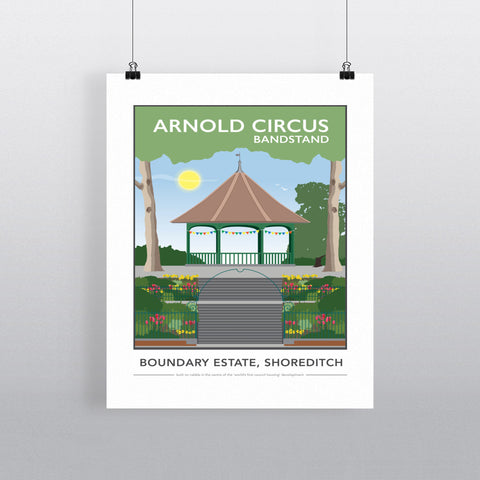 Arnold Circus Bandstand, Shoreditch, London 11x14 Print