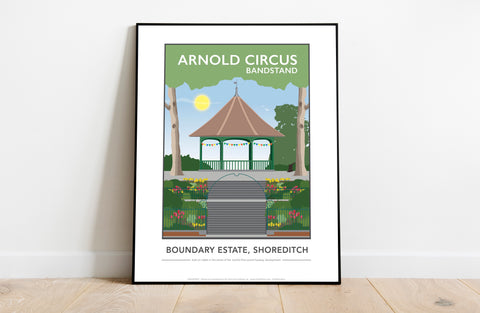 Arnold Circus Bandstand By Artist Tabitha Mary - Art Print
