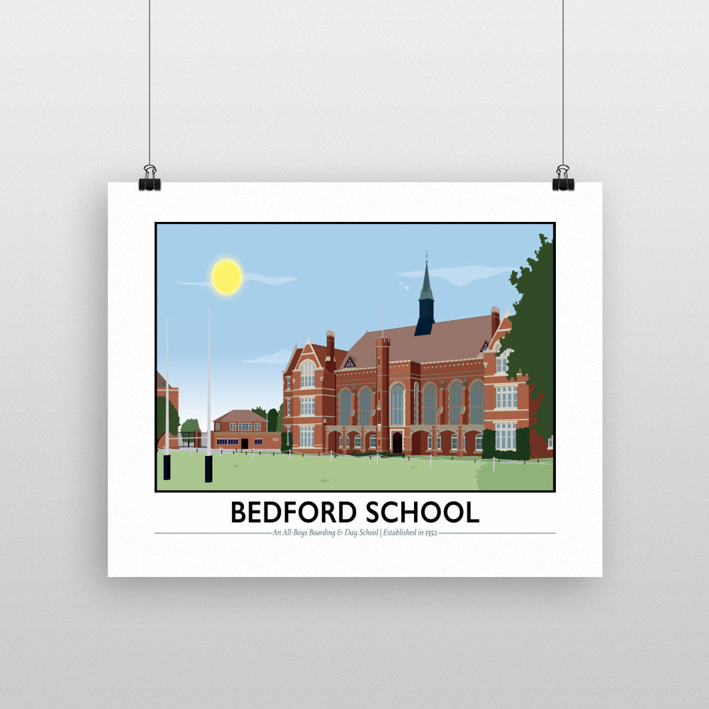 Bedford School, Bedfordshire 11x14 Print