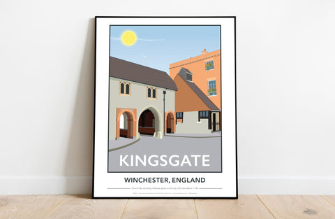 Kingsgate, Winchester By Artist Tabitha Mary - Art Print